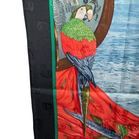 Hermes  Hermès CHRISTOPHE COLOMB DECOUVRE L’AMERIQUE 12 OCTOBRE 1492 SILK SCARF - Picture 8 of 16